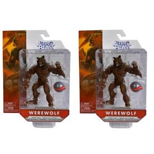 Sega 4 inch Tall Action Figure Altered Beast as Werewolf Toy Jakks New Lot of 2